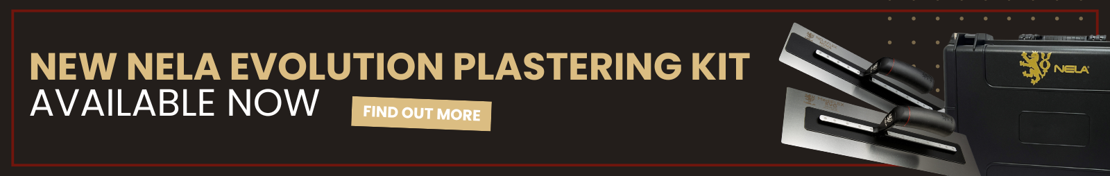 NEW Nela Evolution Plastering Kit