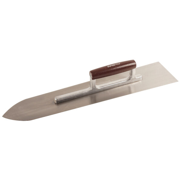 Super Prof Screed Trowel, Pointed Front 450x110mmx1.2mm