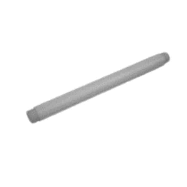 800mm Solid White Tube 36/25mm with 1" Male Thread