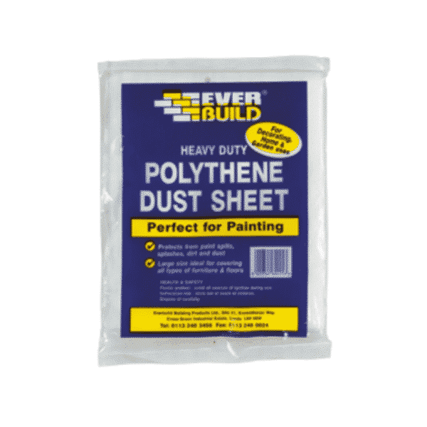 Everbuild Polythene Dust Sheet 12" x 9”