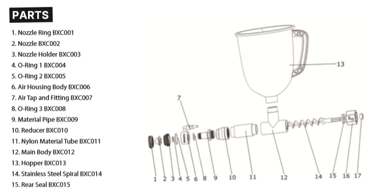 Bennu Parts Diagram